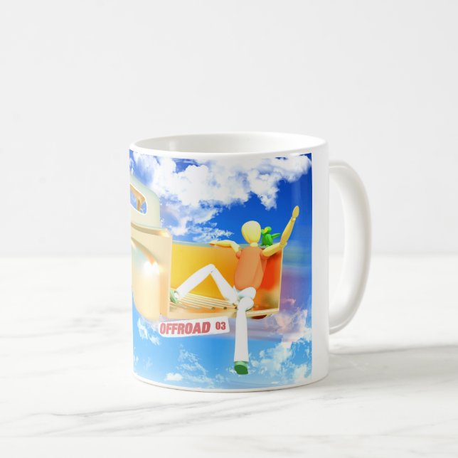 Mug Hors route 03 (Devant droit)