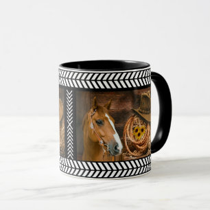 Mug Horse cowboy Hat Lasso Western