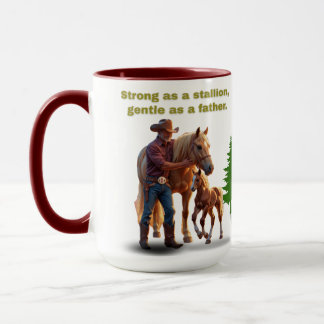 Mug Horse Dad Pride - Fête des pères Édition équestre