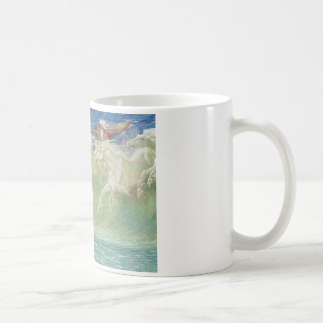 Mug Horses On du Roi Neptune la plage (Droite)