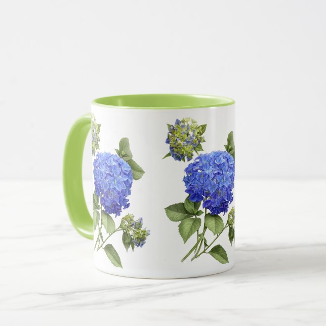 Mug Hortensias bleus (Devant gauche)