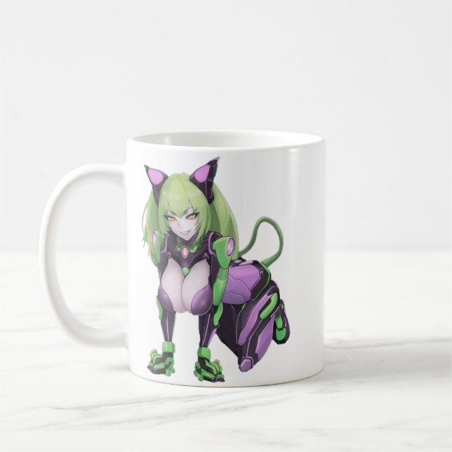 Mug Hot Anime Catgirl (Gauche)