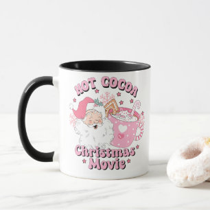Mug "Hot Cocaca Christmas Movies" Père Noël Vintage