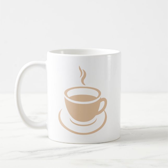 Mug Hot Coffee Cup Art (Gauche)