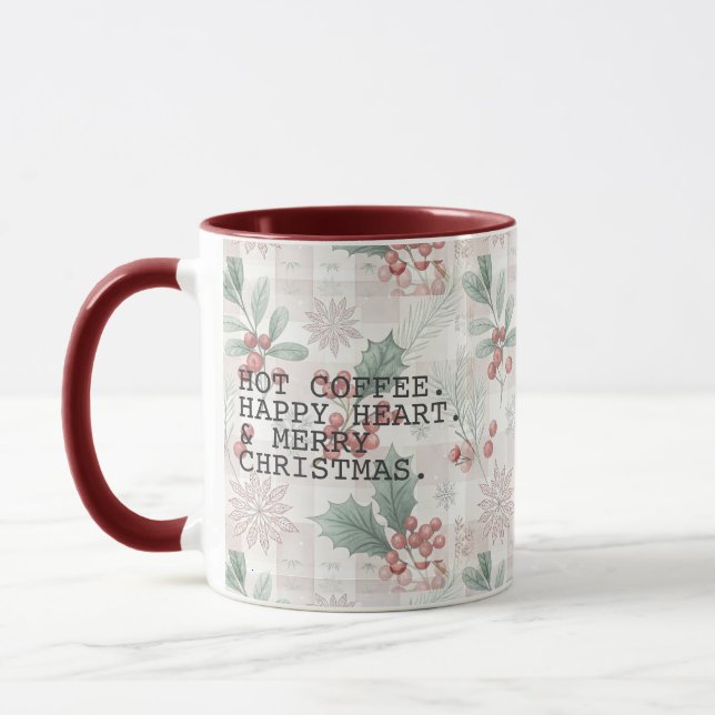 Mug Hot Coffee Merry Christmas (Gauche)