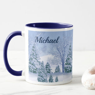 Mug Hot Cup of Coffee on a Cold Winter Day Ajouter un 