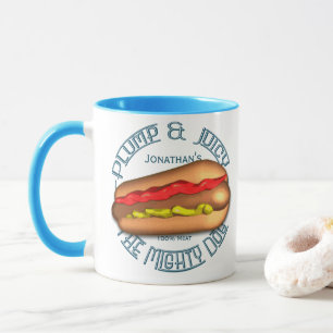 Mug Hot dog puissant de chien personnalisé