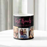 Mug Hot Pink Best Friends 3 Photo Collage Keepsaké<br><div class="desc">Célébrez votre amitié avec Hot Pink Best Friends 3 Photo Collage Keepsaké Coffee Mug. Cette tasse vibrante présente un magnifique collage de trois photos chères, capturant des moments inoubliables avec vos meilleurs amis. Le design rose-chaud apporte une touche amusante et élégante, ce qui en fait une pièce exceptionnelle pour tous...</div>