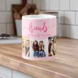 Mug Hot Pink Friends 3 Photo Friendship Collage<br><div class="desc">Célébrez votre lien spécial avec Hot Pink Friends 3 Photo Friendship Coffee Mug. Cette tasse vibrante présente un collage de trois photos chères, capturant des moments inoubliables avec vos meilleurs amis. Le design rose-chaud apporte une touche amusante et élégante, ce qui en fait une pièce exceptionnelle pour tous les amateurs...</div>