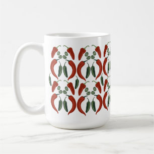 Mug HOT & SPICY Jalapeño Chile Peppers Art Motif