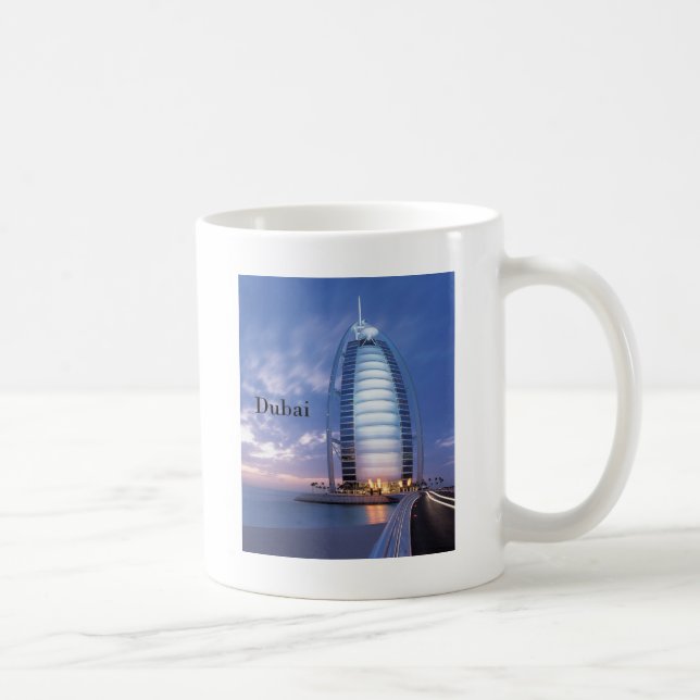 Mug Hôtel arabe d'Al de Dubaï Burj (par St.K) (Droite)