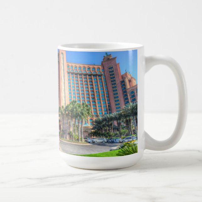Mug Hôtel Dubaï de paume de l'Atlantide (Droite)