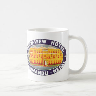 Mug Hôtel Katmandou Népal de vue de neige