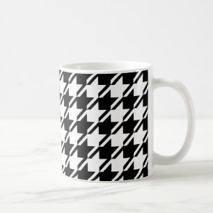Mug Houndstooth BW Big Motif