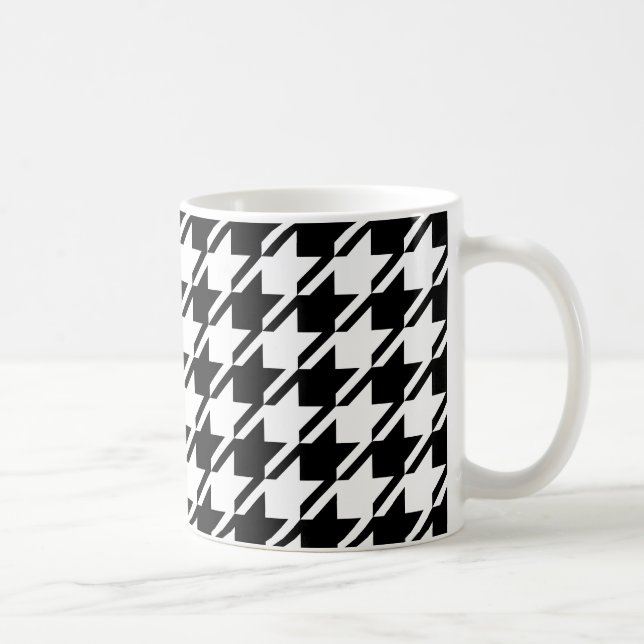 Mug Houndstooth BW Big Motif (Droite)