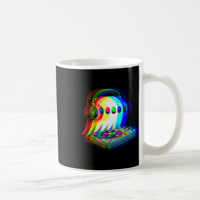 Mug House Music Ghost Dj Illusion Optique Edm Hallowee (Droite)
