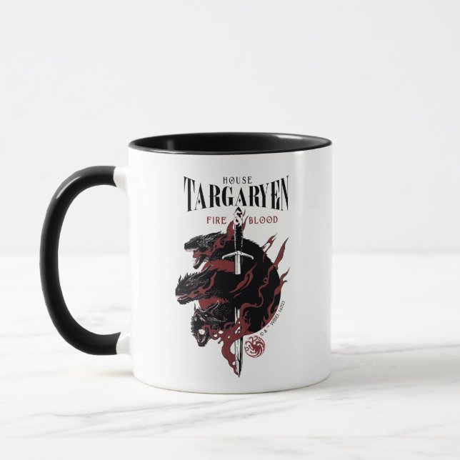 Mug House Targaryen - Fire & Blood (Gauche)