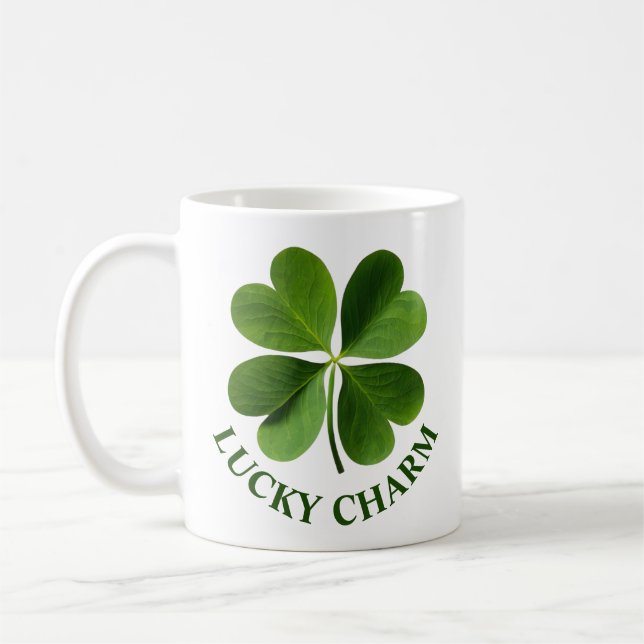 Mug Housse à quatre feuilles (Gauche)