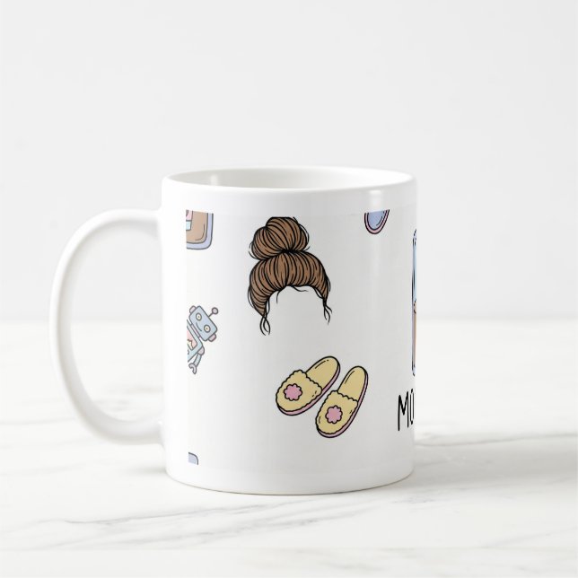 Mug Housse de batterie carburant pour maman (Gauche)