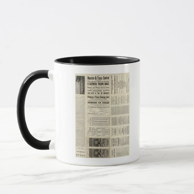 Mug Houston et Texas Central Railway par le Texas (Gauche)