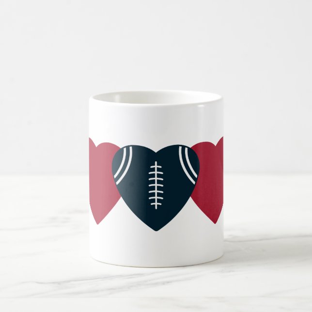 Mug Houston Texans Football Coeur Design (Centre)