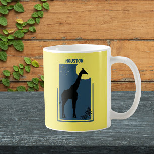 Mug Houston Zoo Texas Vintage Giraffe