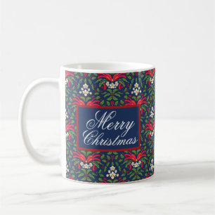 MUG HOUX EVERGREEN BAIES ROUGES ÉCOSSÉES NOUÉES AVEC U