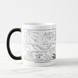 Mug How physicists see the world [RIGHT HANDED]