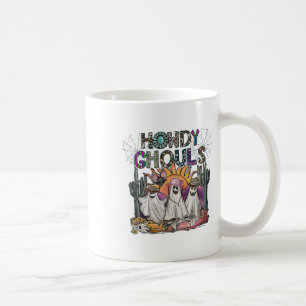 Mug Howdy Ghouls Western Halloween Ghosts Boo