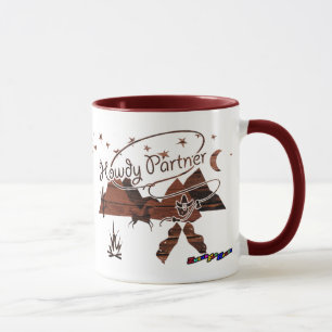 Mug Howdy Partner - chaudière rustique bois