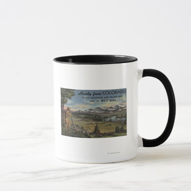 Mug Howdy (Scène des montagnes et des prairies) (Droite)