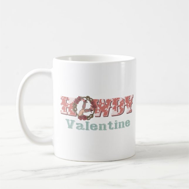 Mug Howdy Valentine Western Country (Gauche)