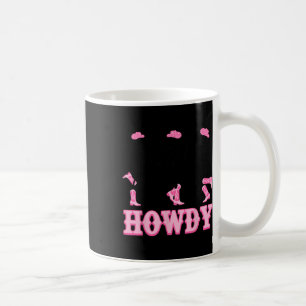 Mug Howley Western Skeleton Cowgirls Dancing Halloween