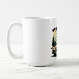 Mug Howling Wolf Classique Voiture Ancienne Nature Roa