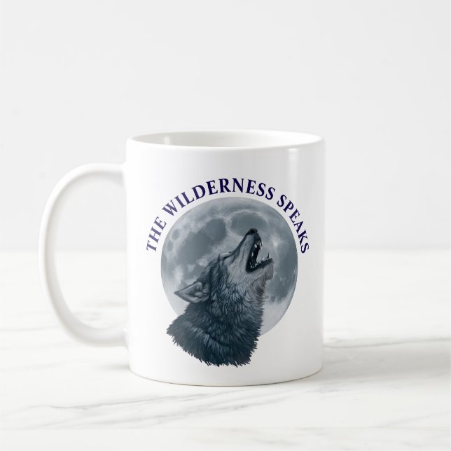 Mug Howling Wolf et Moon (Gauche)