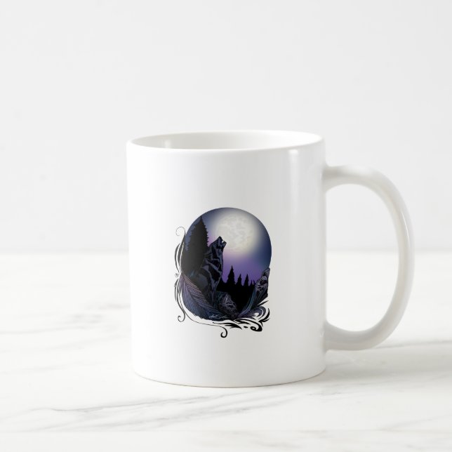 Mug Howling Wolf (Signature Design) (Droite)