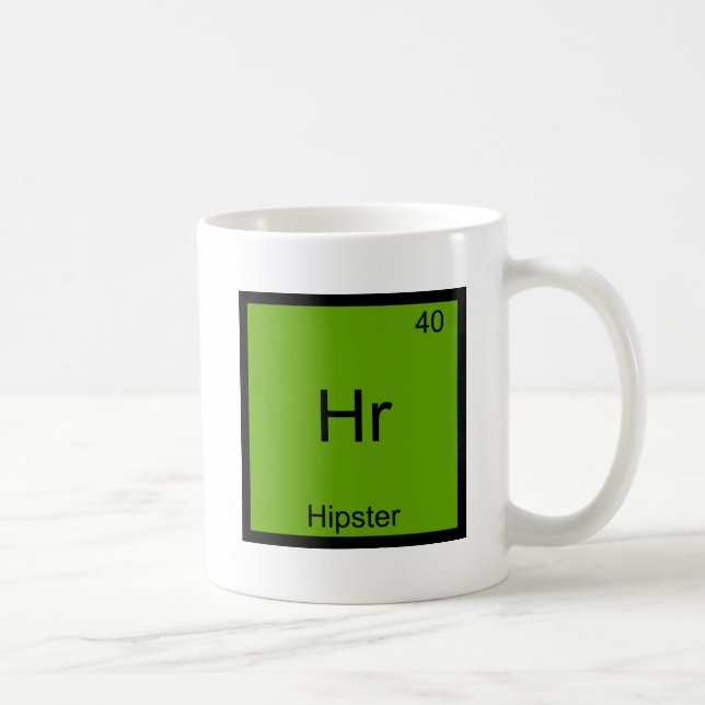 Mug Hr - Hipster Funny Element Memistry T-Shirt (Droite)