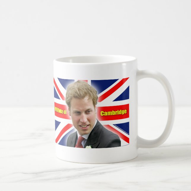 Mug HRH Duke de Cambridge - Stunning ! (Droite)