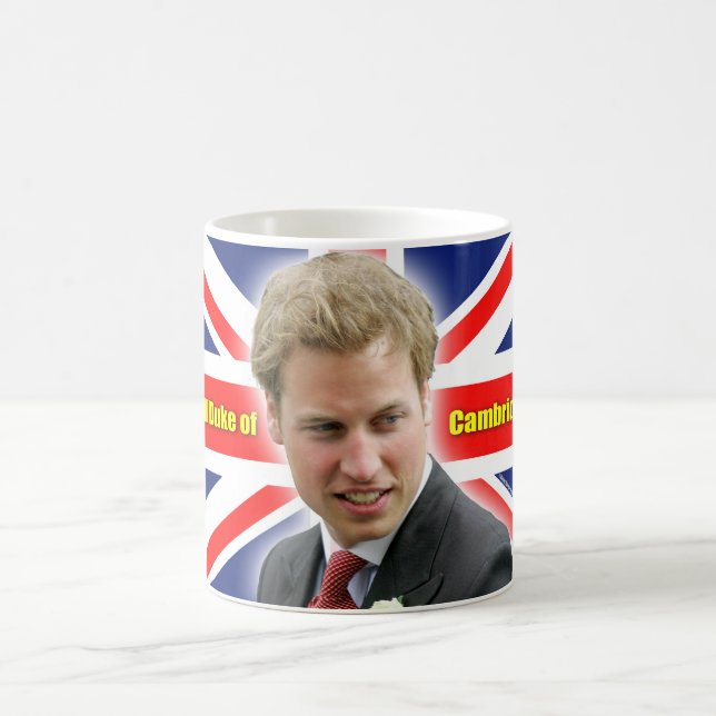 Mug HRH Duke de Cambridge - Stunning ! (Centre)