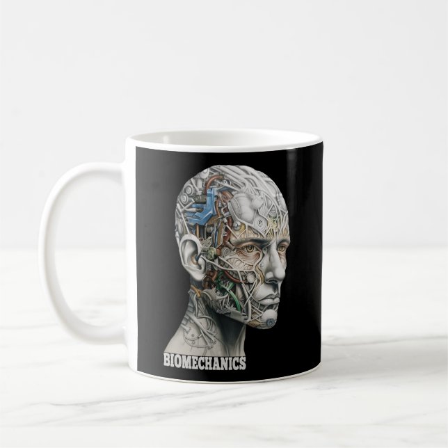 Mug Hu Head Science Anatomie Biomécanique (Gauche)