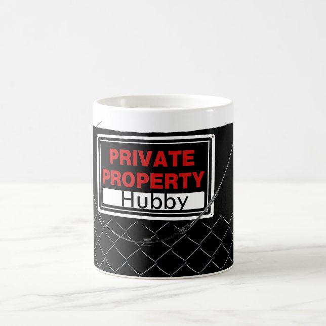Mug Hubby Unique Cool Funny Plaisant (Centre)