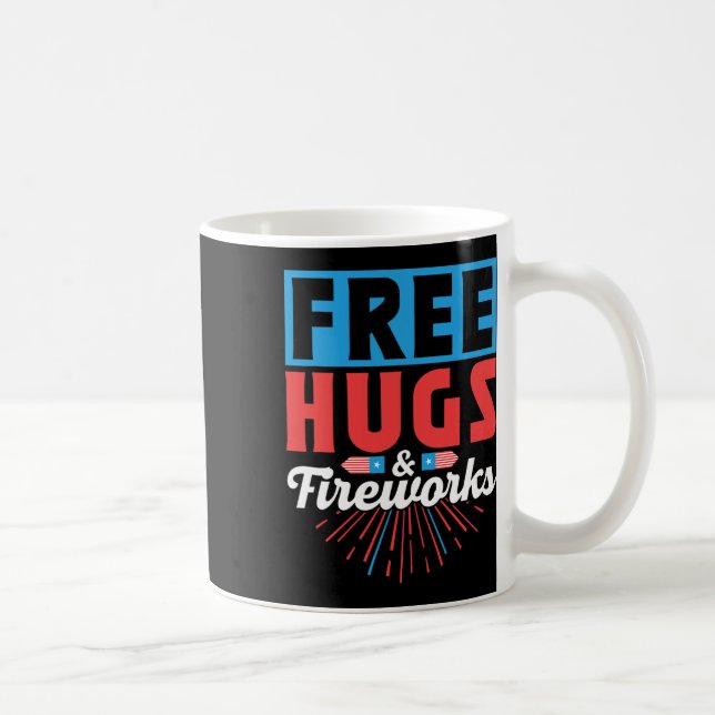 Mug Hugues Gratuites Et Fireworks 4 juillet Indépendan (Droite)