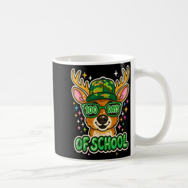 Mug Hugvyn 100 Jours D'école Cerf Chasse Garçons Camo  (Droite)