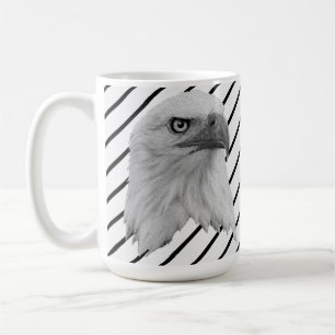 Mug Huile de peinture de visage d'aigle chauve,