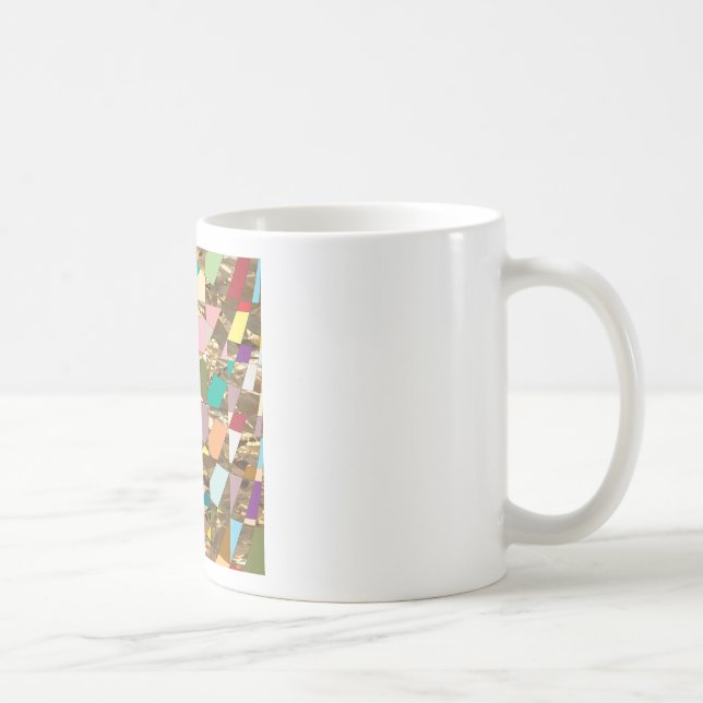 Mug Huile d'or couleur Abstraite (Droite)