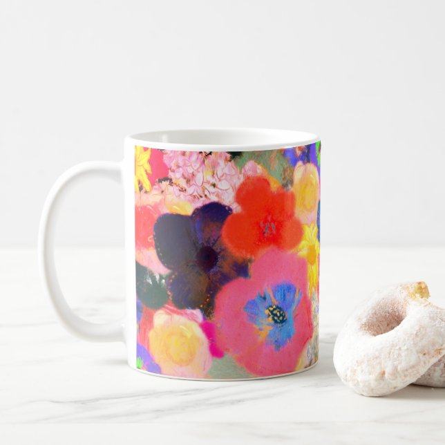 Mug Huiles de fleurs (Avec donut)