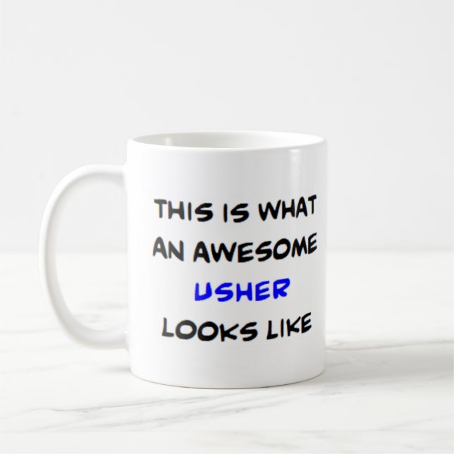 Mug huissier, formidable (Gauche)