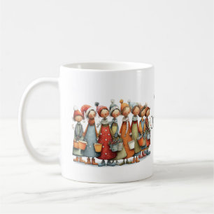 Mug Huit servantes qui trayaient fantaisistes Noël 325