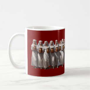 Mug Huit servantes trayant découpées