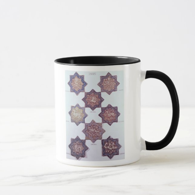 Mug Huit tuiles décorées des animaux (Droite)